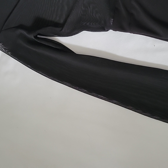 GoJane|Black Mesh Sheer Dress | - Picture 7 of 16